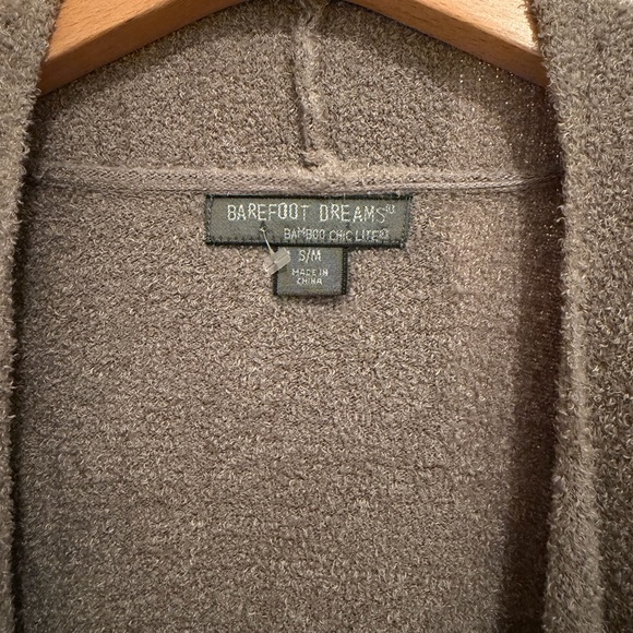 Barefoot Dreams Ombre Black and Gray Cardigan - Picture 2 of 5